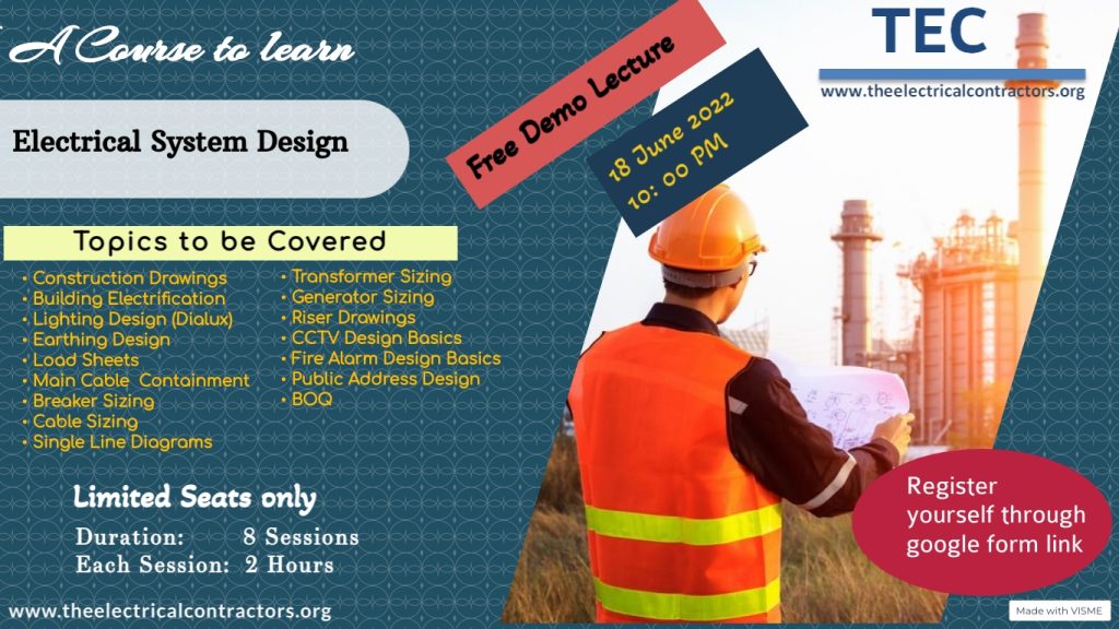 Electrical Design & Consultancy Promotional Banner